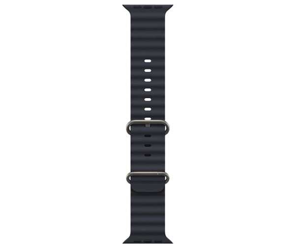 CORREA SILICONA ONDAS APPLE WATCH - 38-40-41mm - NEGRO