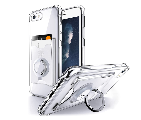 Estuche transparente con soporte iPhone 7+/8+