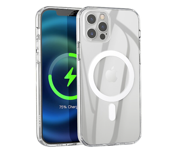 Estuche HOCO magnético transparente iPhone 12/12 Pro